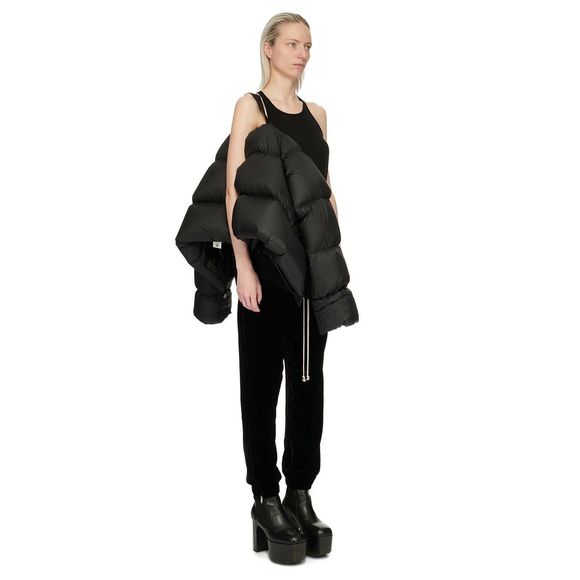 Rick Owens Funnel Neck Down Puffer Jacket US 8 $2140 - Picture 5 of 15